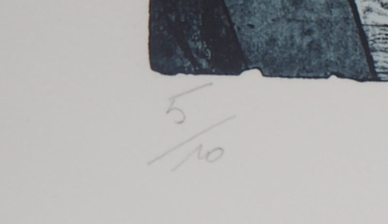 Luc THIBURS : Suite hispanique I, 1986 - Gravure (détail)