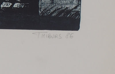 Luc THIBURS : Suite hispanique I, 1986 - Gravure (détail)