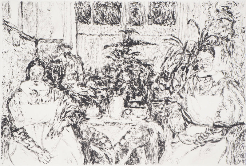 Jan Peter THORBECKE : Les infirmières - Gravure
