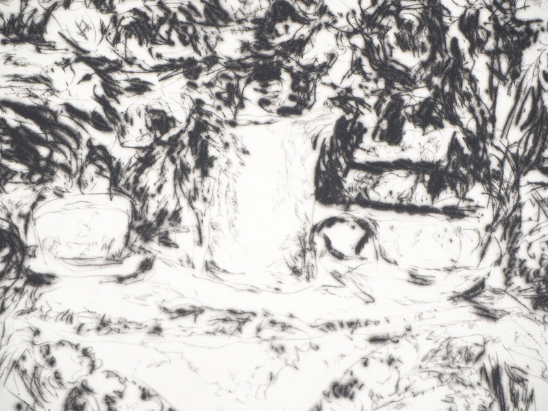 Jan Peter THORBECKE : Les infirmières - Gravure (détail)