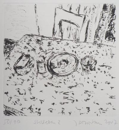 Jan Peter THORBECKE : La table à manger - Gravure