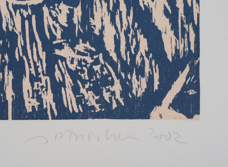 Jan Peter THORBECKE : A table - Lithographie (détail)