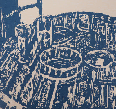 Jan Peter THORBECKE : A table - Lithographie (détail)