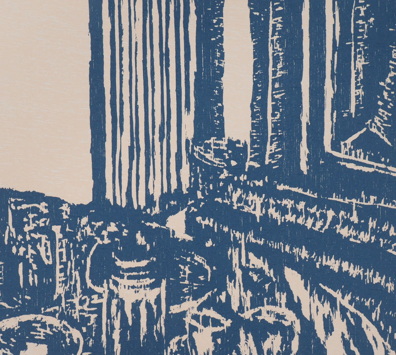 Jan Peter THORBECKE : A table - Lithographie (détail)