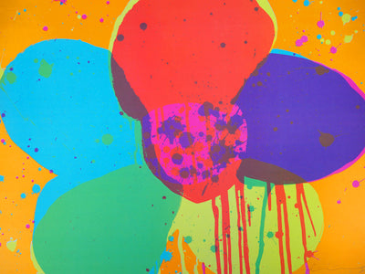 Walasse TING : Flower Power, 1974 - Lithographie (détail)