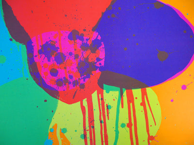 Walasse TING : Flower Power, 1974 - Lithographie (détail)