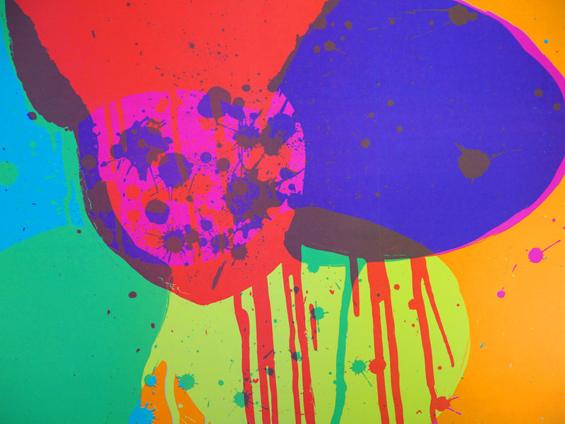 Walasse TING : Flower Power, 1974 - Lithographie (détail)