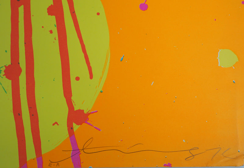 Walasse TING : Flower Power, 1974 - Lithographie (détail)