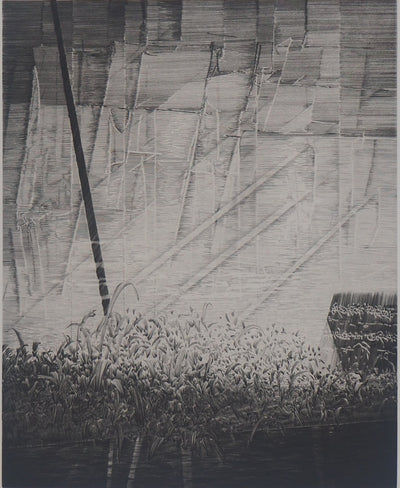 Etienne TINGAUD : L'exigence du sel, 1983 - Gravure