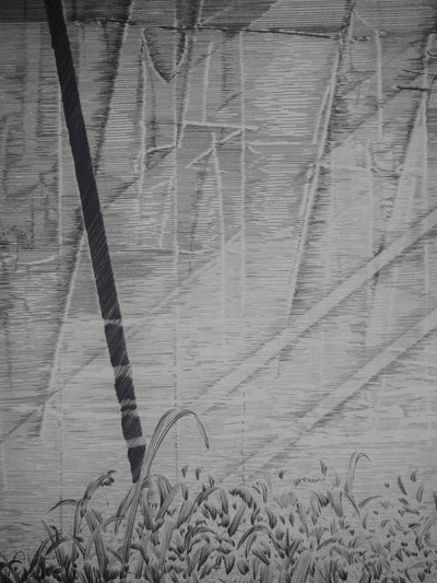 Etienne TINGAUD : L'exigence du sel, 1983 - Gravure (détail)
