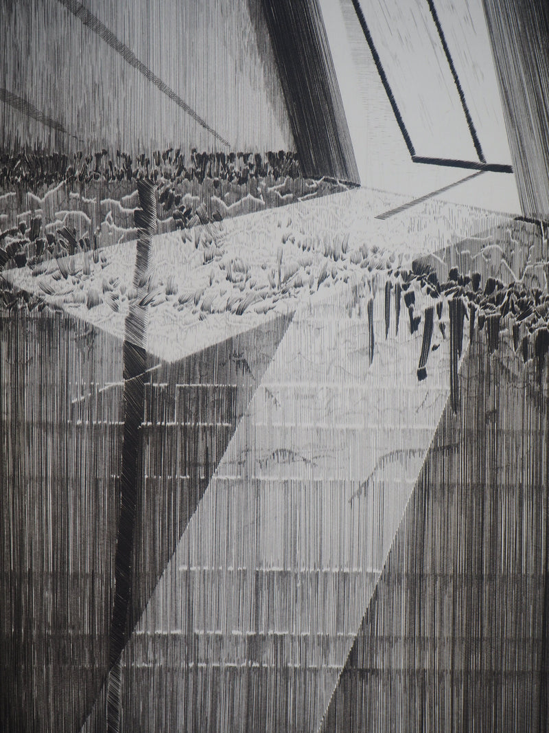 Etienne TINGAUD : Présomption, 1983 - Gravure (détail)