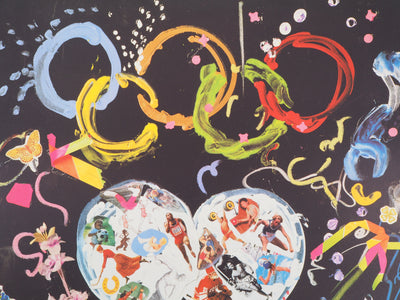 Jean TINGUELY : Barcelona 1992 - Lithographie (détail)