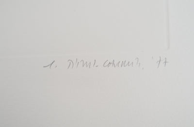 Gérard TITUS-CARMEL : Agencement d'agrès et symétrie, 1977 - Gravure (détail)