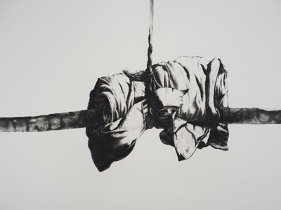 Gérard TITUS-CARMEL : Agencement d'agrès et symétrie, 1977 - Gravure (détail)