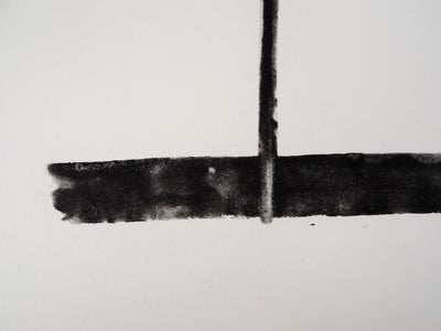 Gérard TITUS-CARMEL : Noeuds, agrès et tiges, 1977 - Gravure (détail)