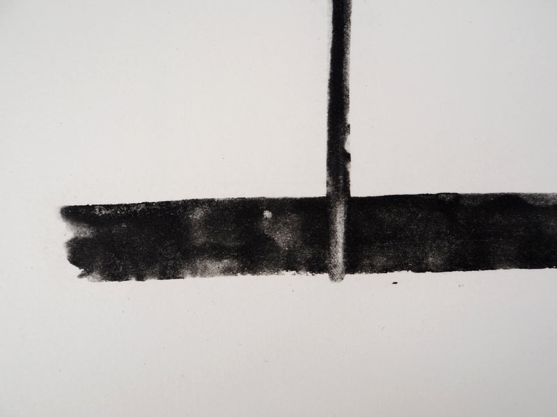 Gérard TITUS-CARMEL : Noeuds, agrès et tiges, 1977 - Gravure (détail)