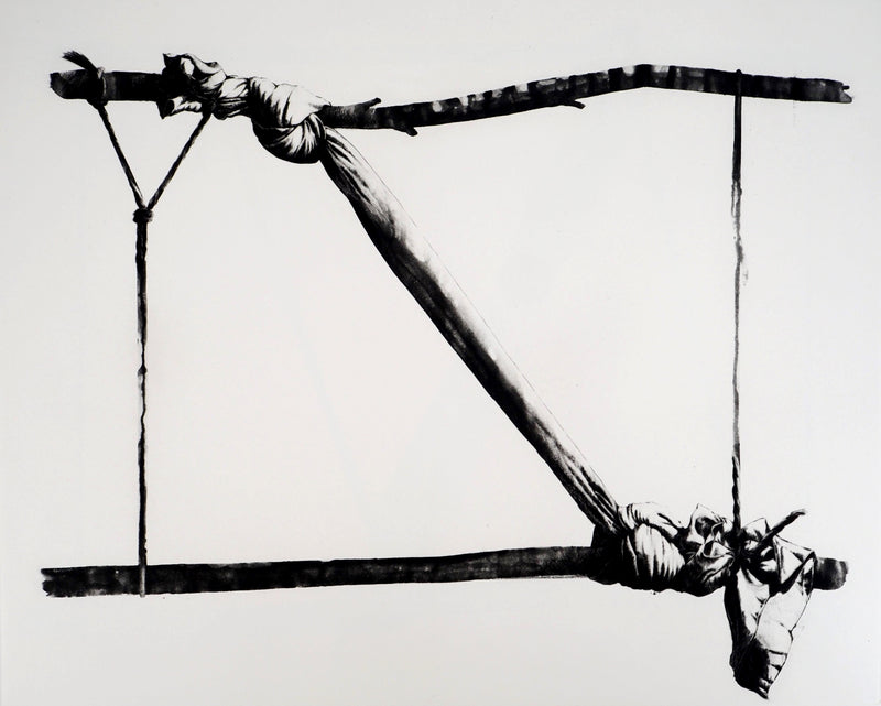Gérard TITUS-CARMEL : Noeuds, agrès et tiges, 1977 - Gravure (détail)