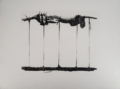 Gérard TITUS-CARMEL : La prison d'agrès, 1977 - Gravure