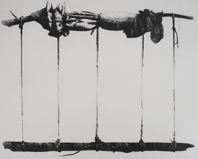 Gérard TITUS-CARMEL : La prison d'agrès, 1977 - Gravure (détail)