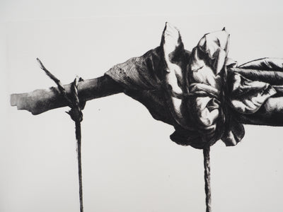 Gérard TITUS-CARMEL : La prison d'agrès, 1977 - Gravure (détail)