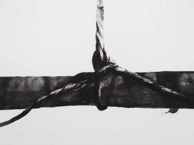 Gérard TITUS-CARMEL : La prison d'agrès, 1977 - Gravure (détail)