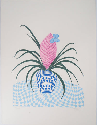 Fernando TORMO : Plante grecque - Gravure (détail)