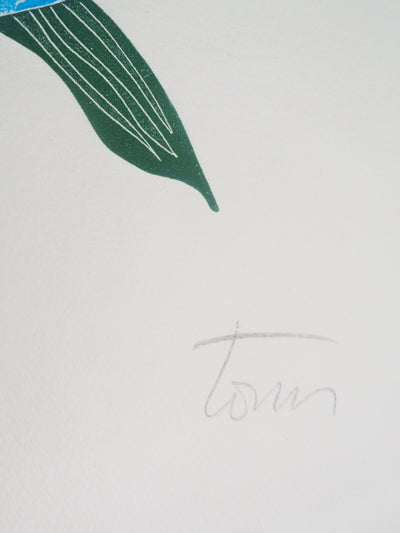 Fernando TORMO : Les lys sauvages - Gravure (détail)