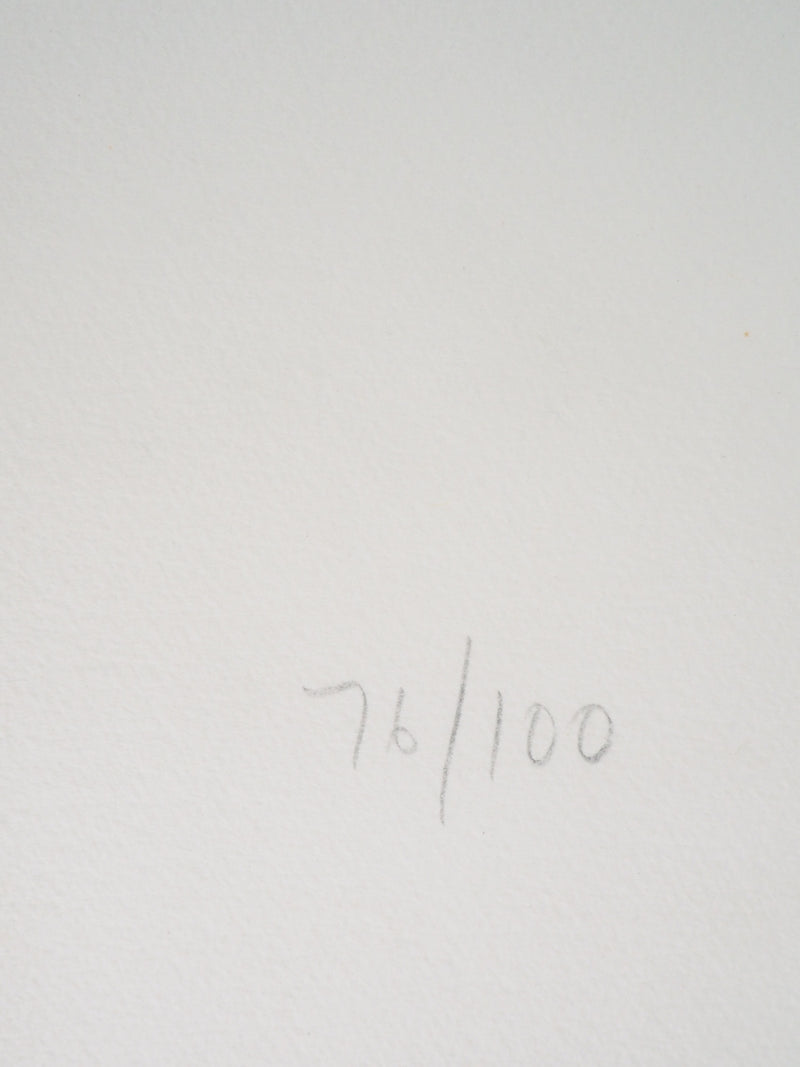 Fernando TORMO : Les lys sauvages - Gravure (détail)