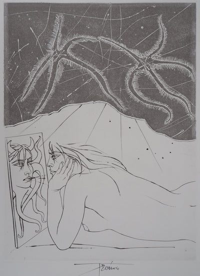 Pierre-Yves TREMOIS : La face cachée - Gravure