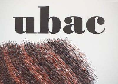 Raoul UBAC : Motif rayé - Affiche (détail)
