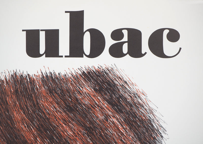 Raoul UBAC : Motif rayé - Affiche (détail)