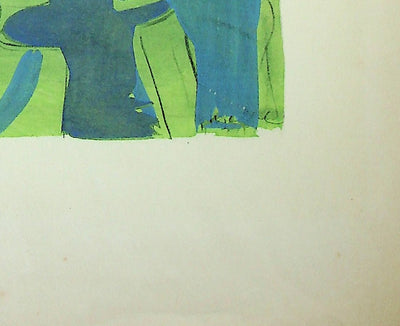 Milivoj UZELAC : Aviation : Baptême de l'air, Lithographie originale (photo de détail 2) - Crédit photo : Galerie Art.Paris