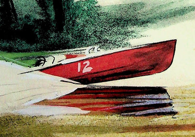 Milivoj UZELAC : Bateau : le Hors Bord, Lithographie originale (photo de détail 4) - Crédit photo : Galerie Art.Paris