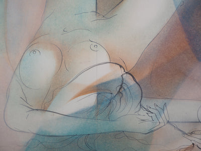 Jean-Baptiste VALADIE : Vers un repos sensuel - Aquarelle (détail)
