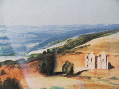 Jean-Baptiste VALADIE : Limoge : La Chapelle du Mont Gargan, 1977 - Lithographie (détail)