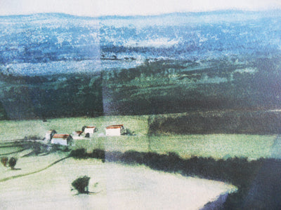 Jean-Baptiste VALADIE : Limousin : paysage champêtre (plateau des Millevaches), 1977 - Lithographie