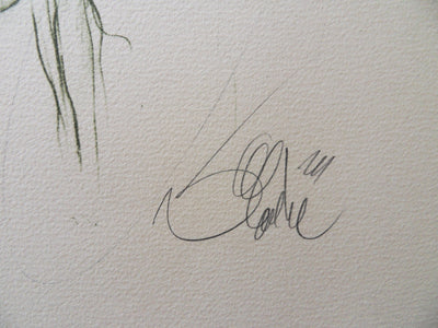 Jean-Baptiste VALADIE : Scène de vie entre Limoge et Brive, 1977 - Lithographie (détail)