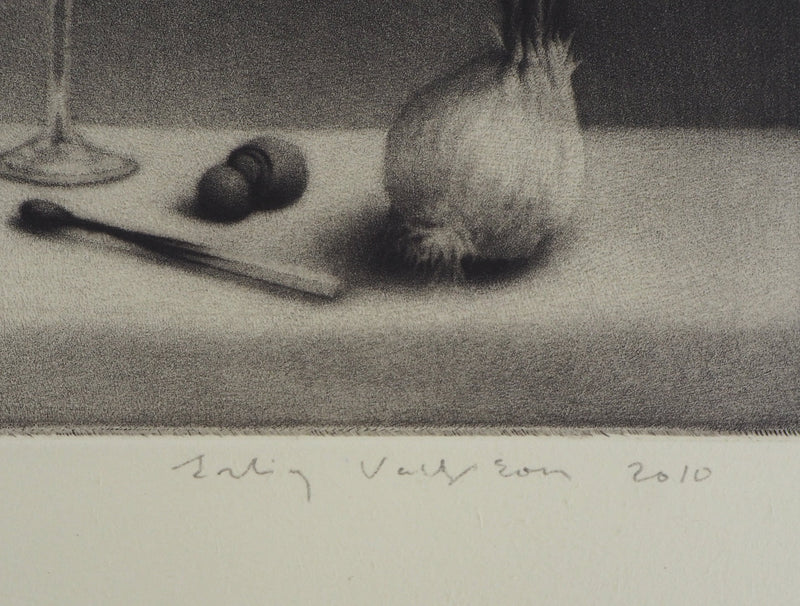 Erling Longva VALTYRSON : Le roi de la mer, 2010 - Gravure (détail)