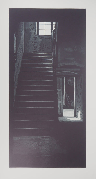Jukka VANTTINEN : Le lendemain, 2000 - Gravure (détail)