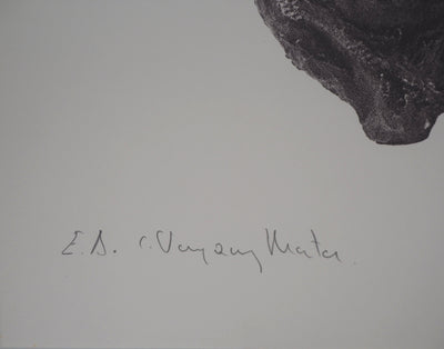 Carlos VAZQUEZ MATA : Hommage à la sculpture - Héliogravure (détail)