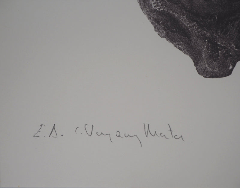 Carlos VAZQUEZ MATA : Hommage à la sculpture - Héliogravure (détail)