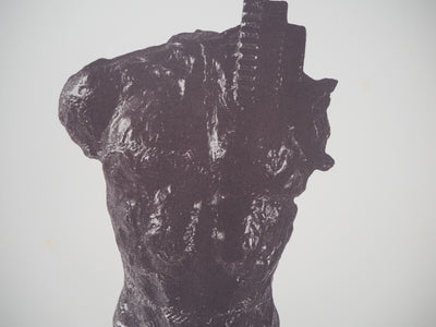 Carlos VAZQUEZ MATA : Hommage à la sculpture - Héliogravure (détail)
