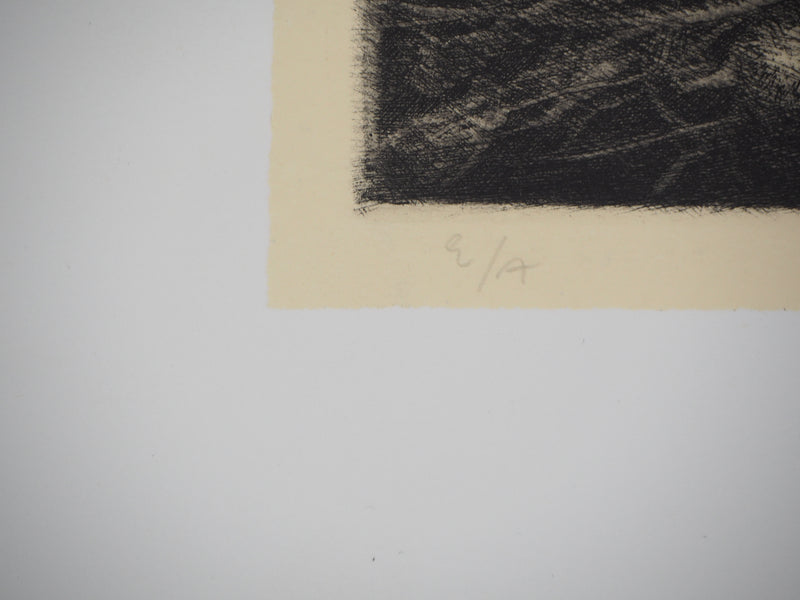 Jean-Pierre VELLY : Liori secchi - Gravure (détail)