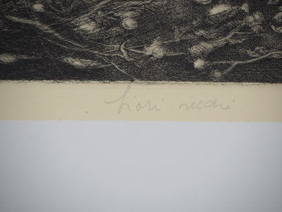 Jean-Pierre VELLY : Liori secchi - Gravure (détail)
