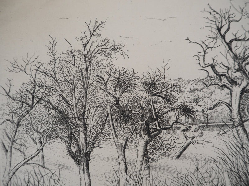 Henri VERGE-SARRAT : Promenade champêtre, vers 1935 - art (détail)