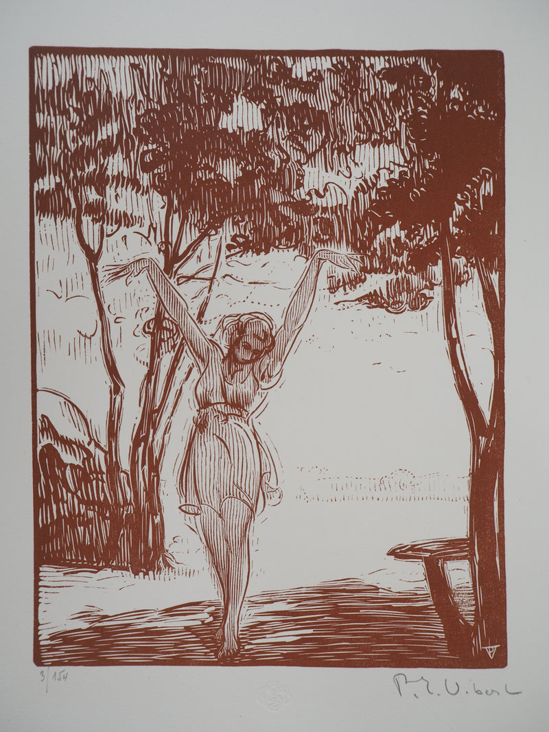 Pierre Eugène VIBERT : La Jeune Lumière, 1923 - Gravure sur bois