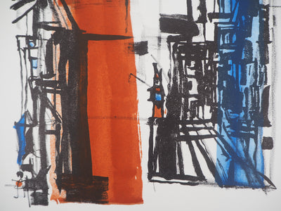 Maria Helena VIEIRA DA SILVA : Arrivée en ville (Goldoni), Lithographie originale (photo de détail 5) - Crédit photo : Galerie Art.Paris