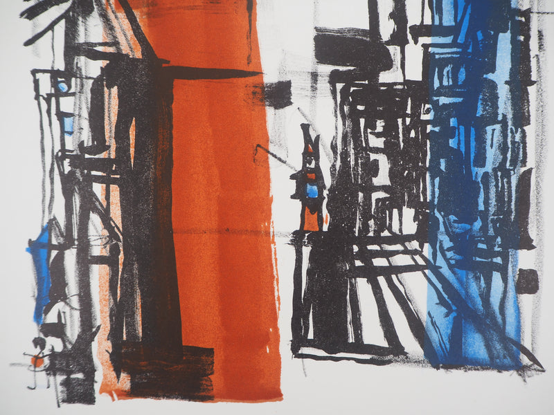 Maria Helena VIEIRA DA SILVA : Arrivée en ville (Goldoni), Lithographie originale (photo de détail 5) - Crédit photo : Galerie Art.Paris