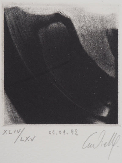 Christiane VIELLE : Nouvelle année, 1992 - Gravure