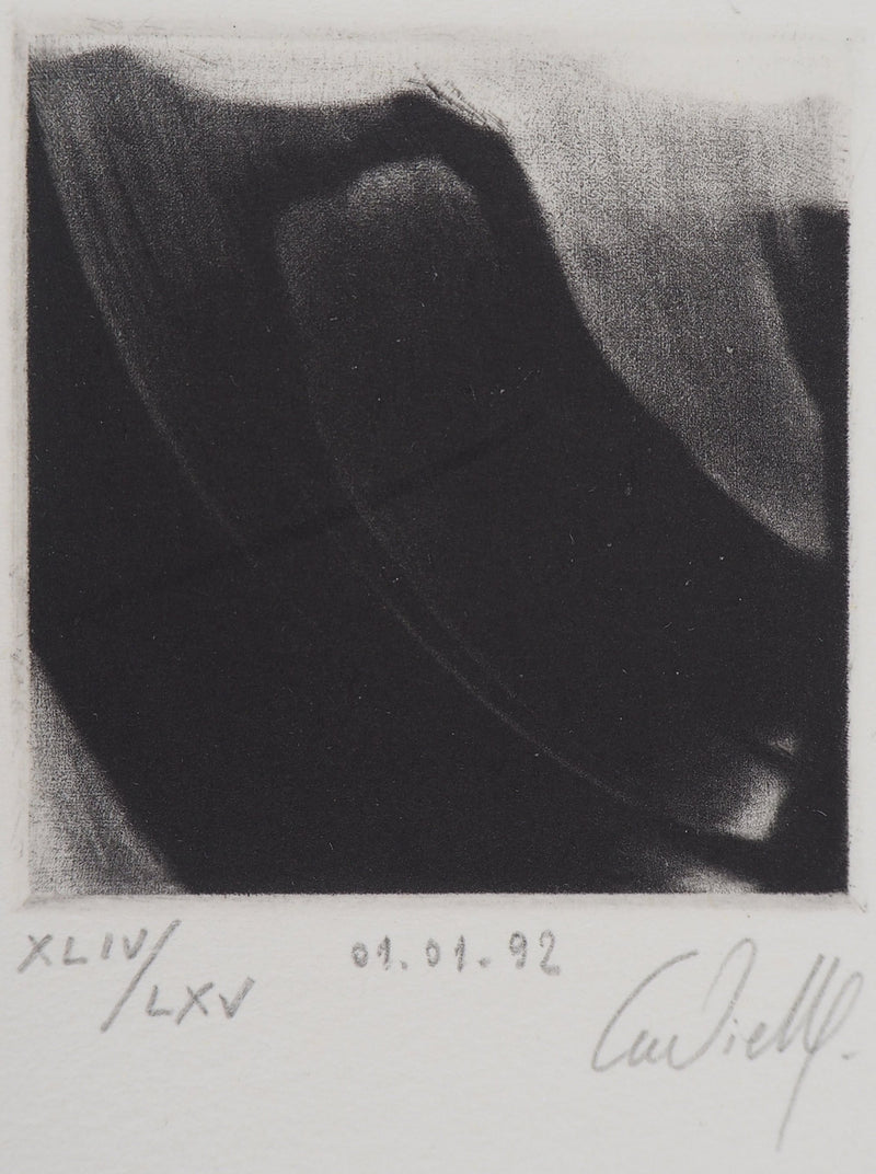 Christiane VIELLE : Nouvelle année, 1992 - Gravure